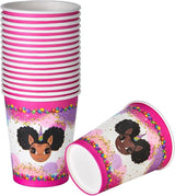 Favorite Faces Afro Puff Unicorn Birthday Party in a Box for 15