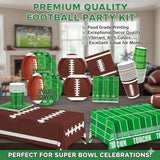 Football Party Supplies Kit Serve 24 Includes Dinner Plates Dessert