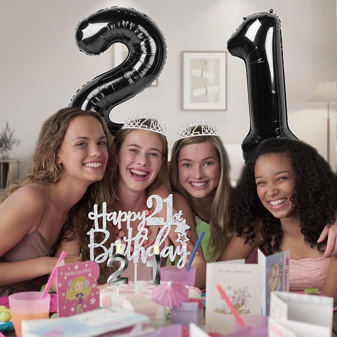 RIP Fake ID 21st Birthday Decorations with 21st Birthday Crown RIP