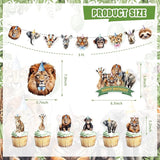 Jungle Safari Birthday Party Decorations 127 Pcs Zoo Safari Animal