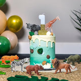 18 Pcs Jungle Animal Birthday Party Decorations Mini Birthday Hat