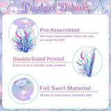 Mermaid Hanging Swirls, 36Pcs Mermaid Ceiling Streamers Sea Creature