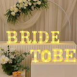 9 Pcs Bachelorette Party Decorations Bride to Be Lights up Sign