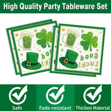 168Pcs St Patrick's Day Party Supplies St Patricks Day Paper Plates