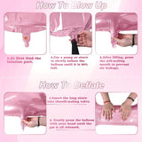 Pastel Pink N Letter Balloon, 40 Inch Giant Light Pink Mylar Helium