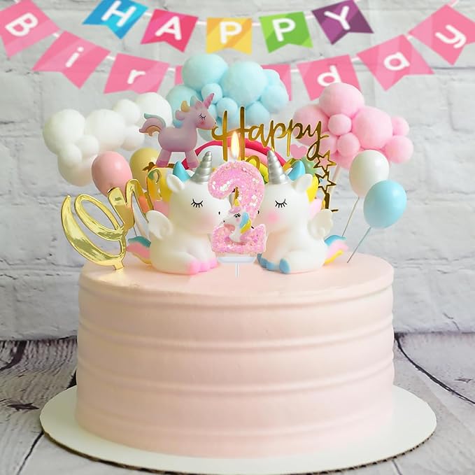Birthday Candles Number 2 Candle 2nd Birthday Decorations for Girl