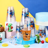 50 Pcs Dinosaur Cups 12 oz Disposable Plastic Cups Dino Tumbler for