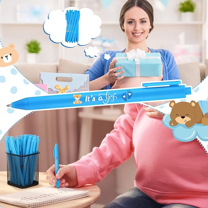 Ireer 36 Pcs bear Baby Shower Pens Gifts Bulk Party Favors for Guests