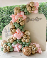 Sage Green Balloons Double Stuffed Garland Different Sizes 18 12 5