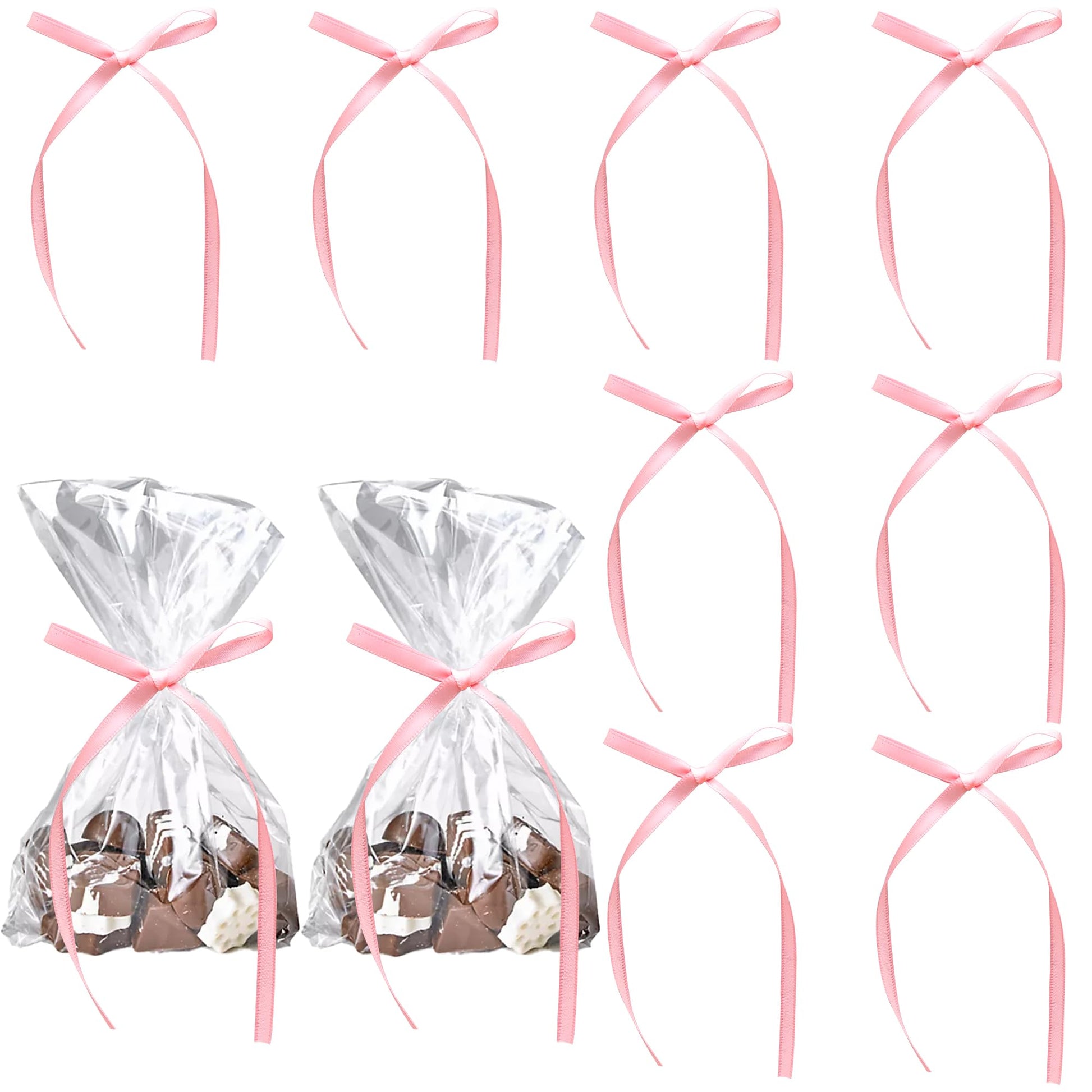 Gyufise 30Pcs Bowknot Cake Toppers Bow Cake Decorations Picks Baby