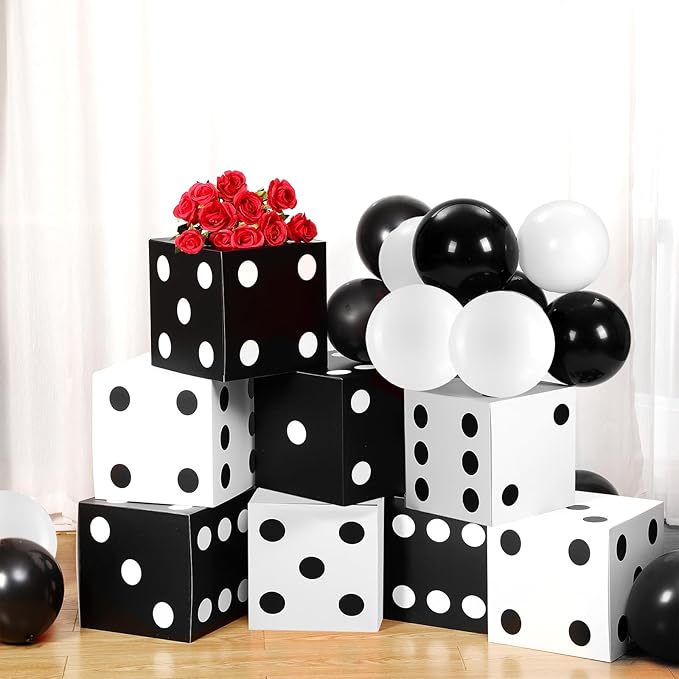 68 Pcs Casino Party Boxes Balloon Poker Cards Decoration-16 Pcs 11 in