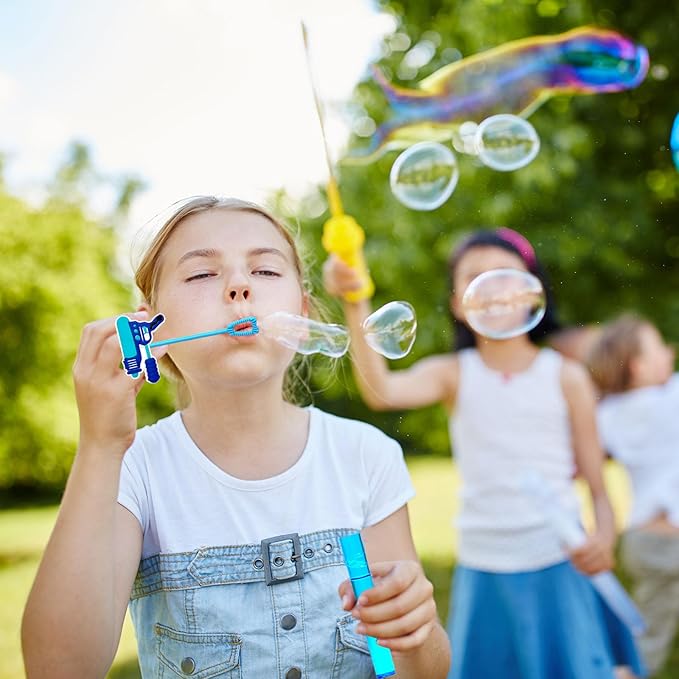 Pool Party Favors 24Pcs Summer Bubble Wands for Kids Beach Bubble