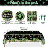 81Pcs Reptile Party Decorations Plates - Including Reptile Birthday