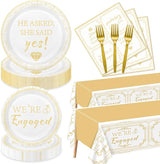 81 Pieces Happy Engagement Party Decorations Including Engagement