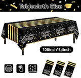 Childom 3 Pack Graduation Tablecloth,Graduation Decorations Class of #