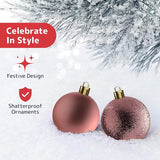 Prextex 36-Pieces Christmas Ornaments Set - Shatterproof, Festive Chri