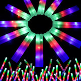 wellent 107 PCS LED Foam Glow Sticks Bulk, Glow in the Dark Party