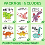 24 Pack Dinosaur Party Favors for Kids DIY Dinosaur Wood Painting