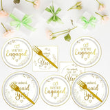 She Said Yes Decorations 96PCS Engagement Party Decorations He Asked