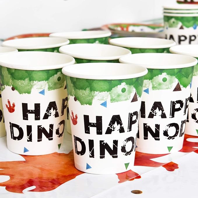 Watercolor Dinosaur Party Supplies Disposable Dinosaur Party