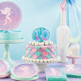 Mermaid Birthday Candle 7,Numbers 7 Mermaid Candle for Birthday Cake