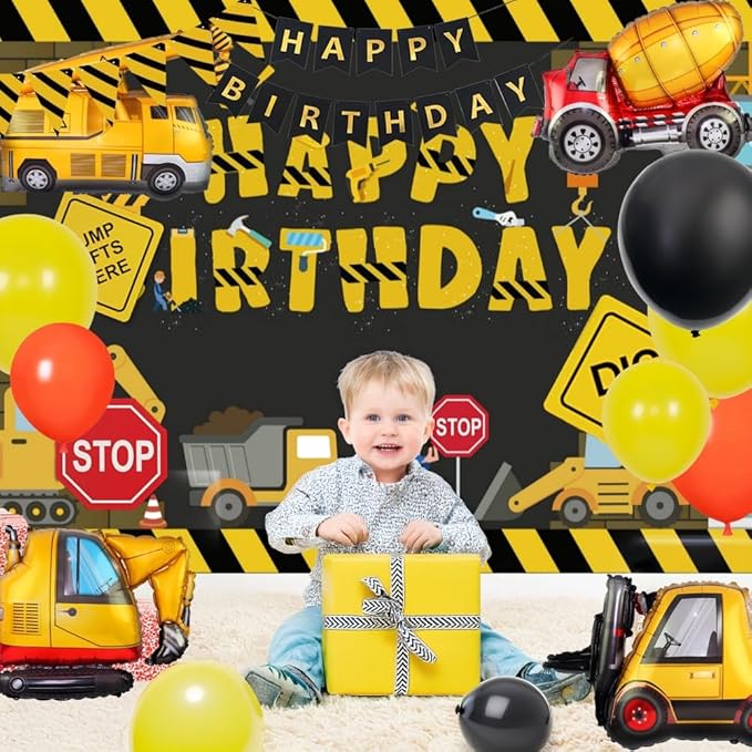 Construction Birthday Party Supplies Dump Truck Party Decorations