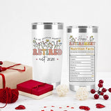 Retired Gifts for Women Retired 2026 Not My Problem Anymore Tumbler