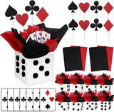 8 Sets Casino Party Decorations Themed Table Centerpieces Casino
