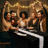 Oudain 6 Pcs Casino Night Tablecloth Casino Theme Party Decorations