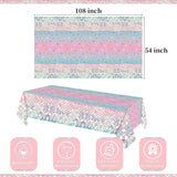 122 Pcs Mermaid Birthday Party Decorations Supplies Includes Plates