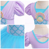 MYRISAM Ariel Mermaid Princess Leotards for Baby Girls Ballet Dance