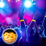 M.best 8pcs LED Light Up Bracelets Glow Flashing Wristbands Glow in