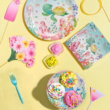 96Pcs Under the Sea Plates Party Supplies Fish Paper Plates and
