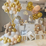 Sand White Latex Balloons 12 Inch 100 Pack Matte Latex Balloons for