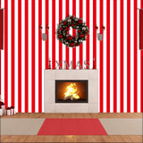 100Ft Long Tablecloth Roll Red and White Striped Tablecloth Carnival