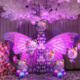 Pet Animal Unicorn Cat Balloon Caticorn Balloon Cute Pussycat‌ Party