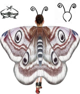 Halloween Butterfly Wings Costume for Womens Moth Wings Butterfly