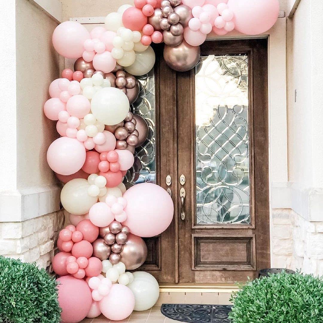 Pink Balloons 12 Inch 50 Pcs Baby Shower Party Balloons Happy Birthday