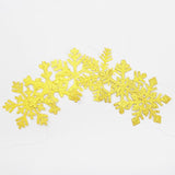 Gold Snowflake-Snow Christmas Party-Decorations Garland - 6pcs Winter