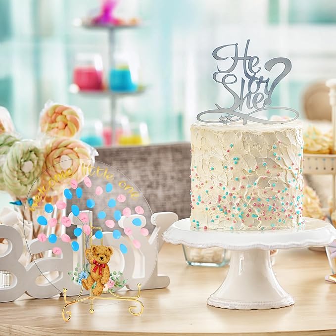 Gender Reveal Fingerprint Tree Boy or Girl Party Ideas