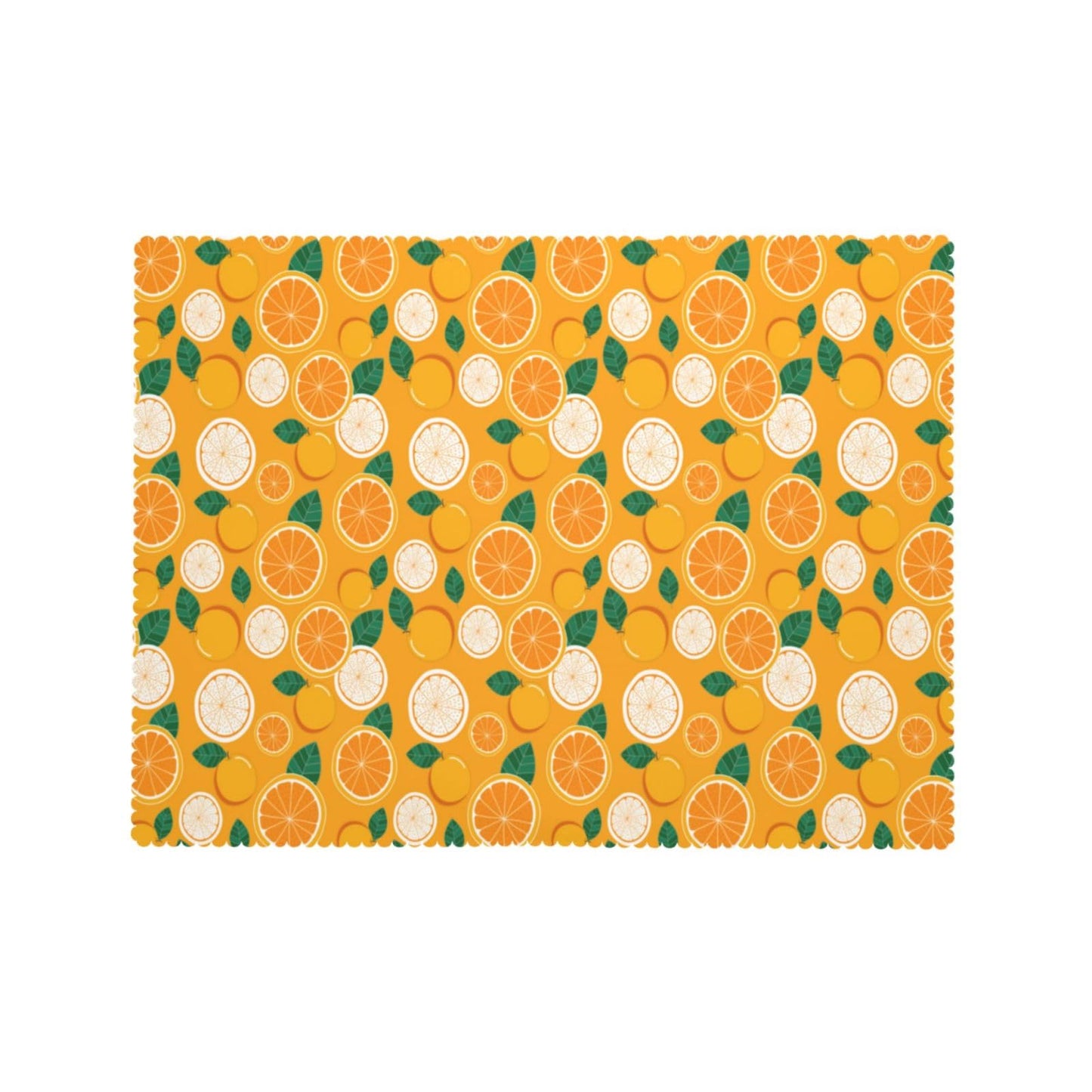 ZYPHORIEL Orange Fruit Rectangle Tablecloths Citrus Orange Table