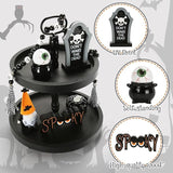 Halloween Decorations 6PCS Tiered Tray Decor Cute Tabletop Halloween