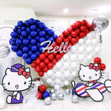 Red White and Blue Latex Balloons 100 Pack for 4th of July