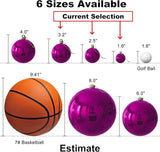 Fuchsia Christmas Ornaments - Christmas Tree Decorations Shatterproof