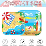 200Pcs Beach Party Supplies Hello Summer Party Plates and Napkins