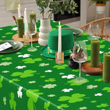 4 PCS St Patricks Day Decorations, Plastic 108" X 54" Irish St