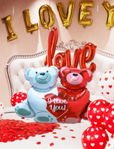 Valentines Day Balloons Decorations Romantic I Love You Balloon and