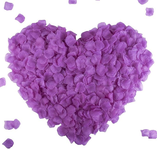 CODE FLORIST 1100 PCS Silk Rose Petals,Fake Rose Petals for Romantic