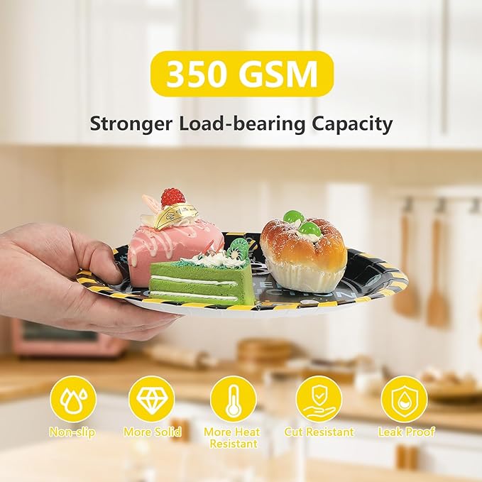 96Pcs Construction Baby Shower Party Supplies Dump Truck