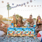 Beach Birthday Party Supplies 142PCS Hawaiian Pool Party Decoration